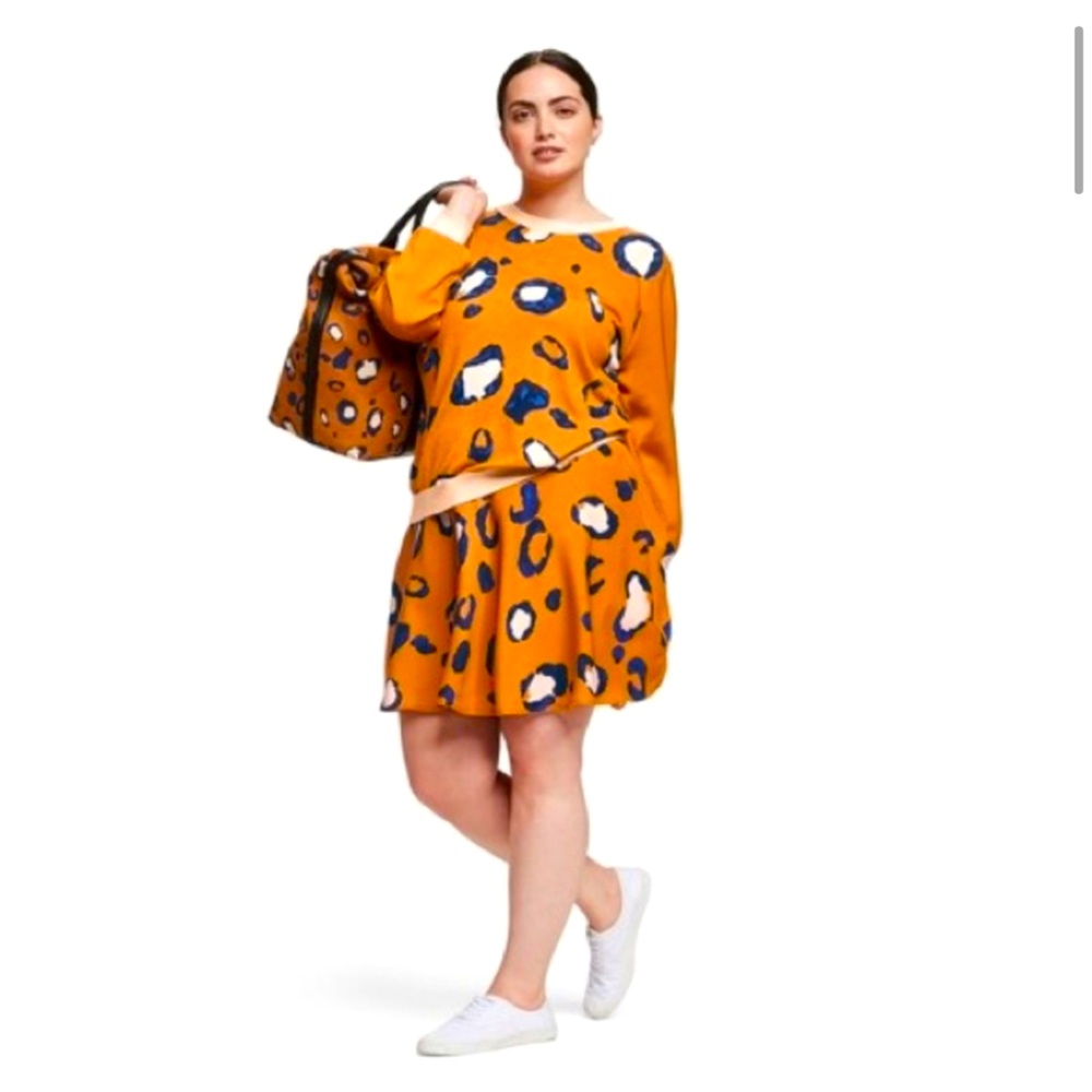 3.1 Phillip Lim Leopard Print A-Line Mini Skirt